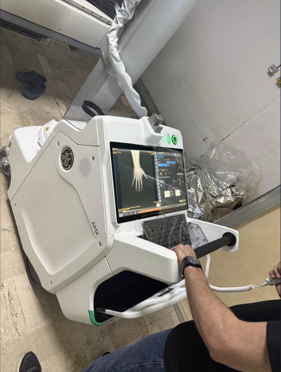 The AMX Navigate by GE HealthCare, ready for its first exams